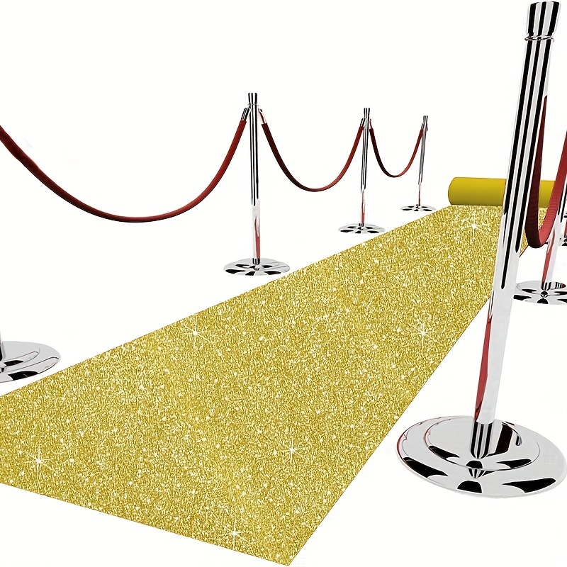 Aisle Runner White - Altın düğün halısı, gelin yolu kırmızı