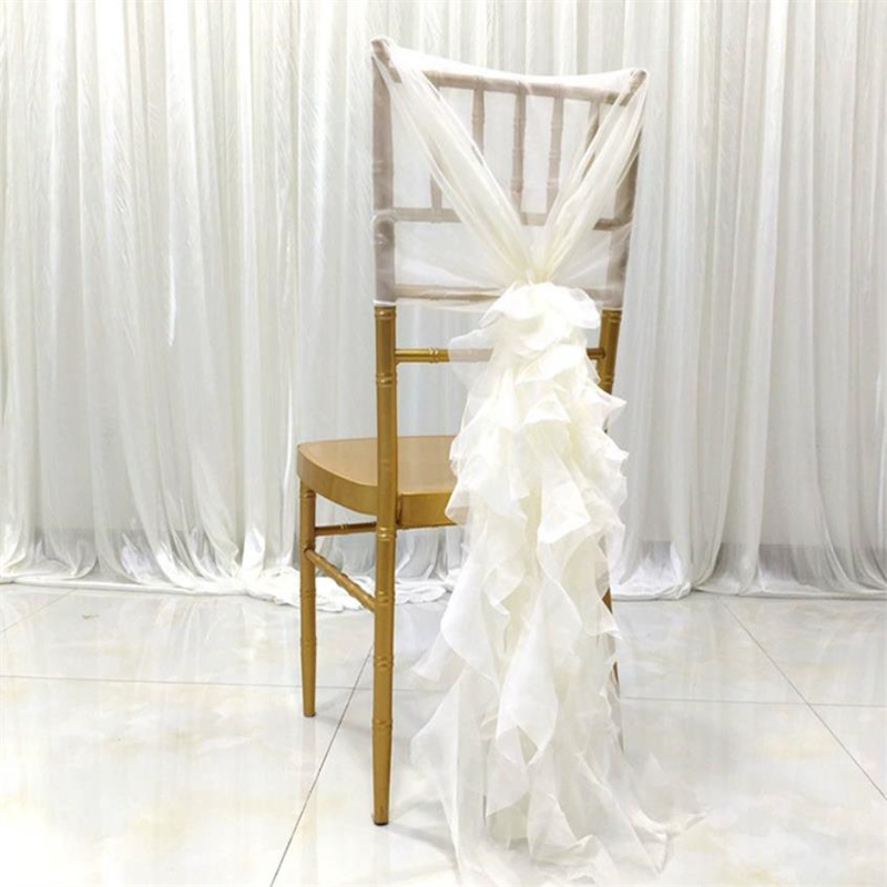 Chair Sash Organza - Bambu Sandalye Süslemeleri Chiavari Sandalye Kuşağı