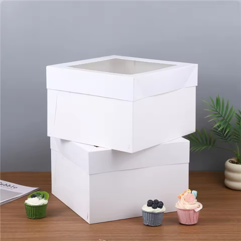 Wedding Cake Supply - Yes2/4/6 adet tek kullanımlık beyaz kek