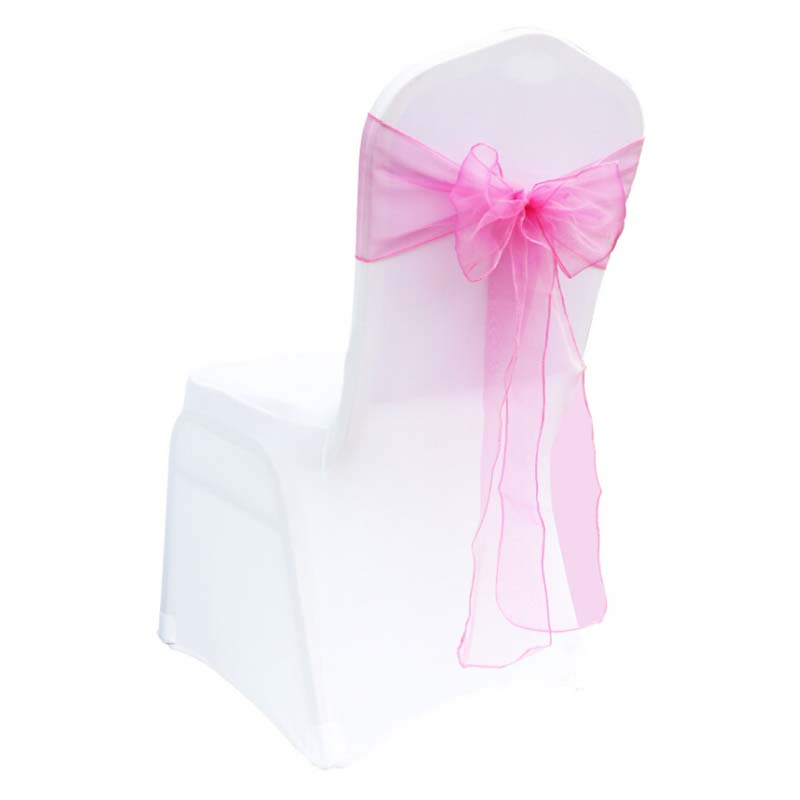 Chair Sash Organza - 25 adet 18x275 cm Düğün Organze