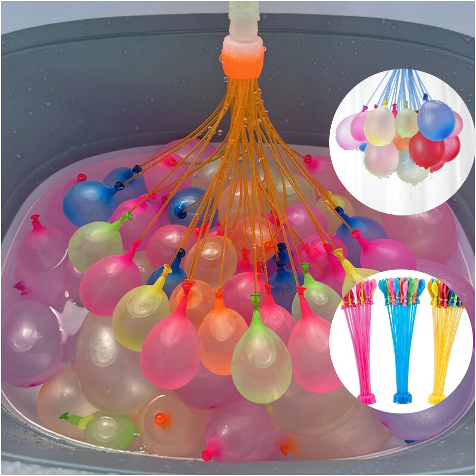 Confetti Balloon Set - Hızlı Su Doldurma Balonu Kendiliğinden Bağlanan