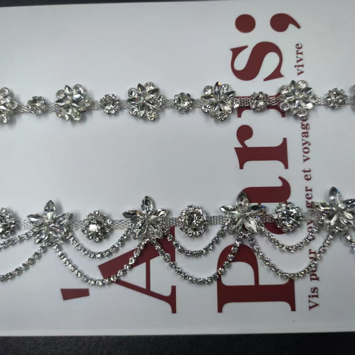 Suit Supply Wedding Party - Sahne Kostümü Süsleme Işıltılı Yapay Elmas
