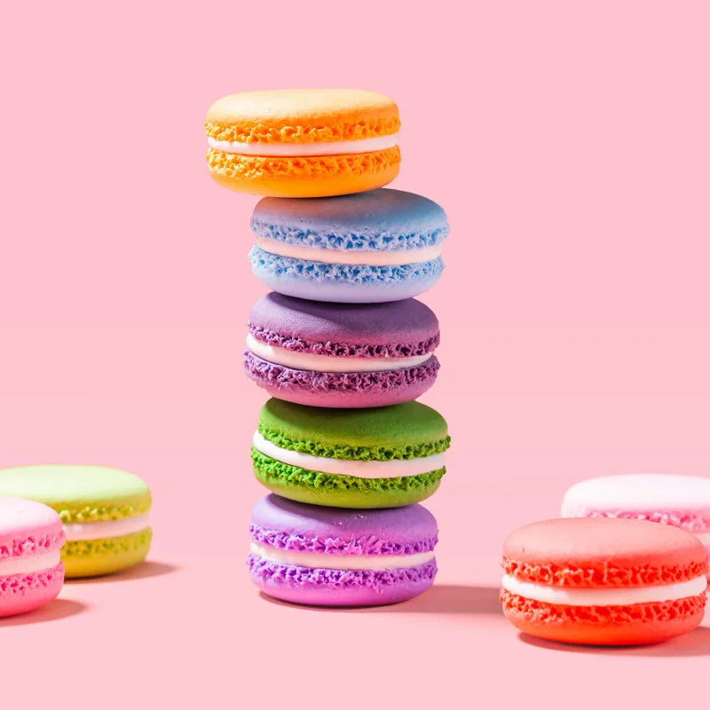 Wedding Cake Supply - Simülasyon Macaron Kek Tatlı Modeli Düğün