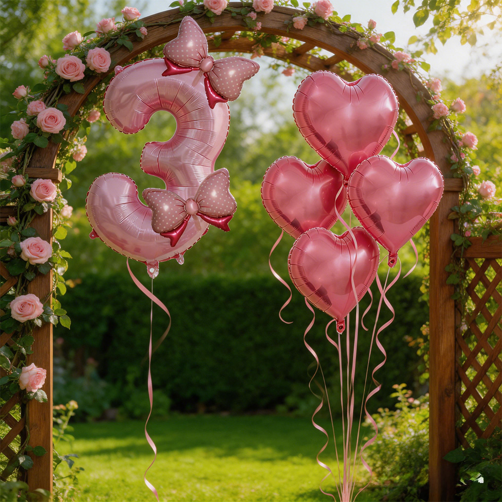 Pembe Fiyonk Parti Süsleri Pem - Confetti Balloon Set incelemesi ve fiyatı