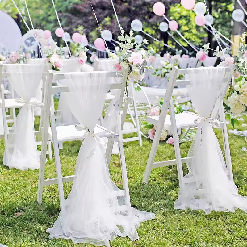 10 m Düğün Dekorasyon Tül Rulo - Chair Sash Organza incelemesi ve fiyatı