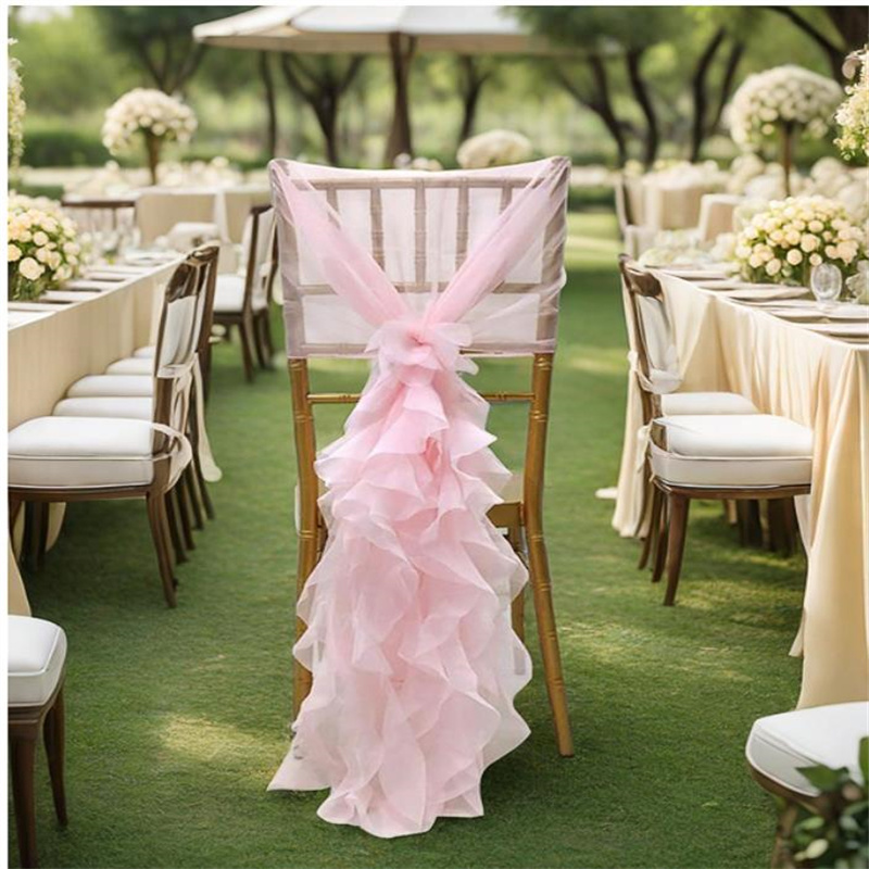 Bambu Sandalye Süslemeleri Chi - Chair Sash Organza incelemesi ve fiyatı