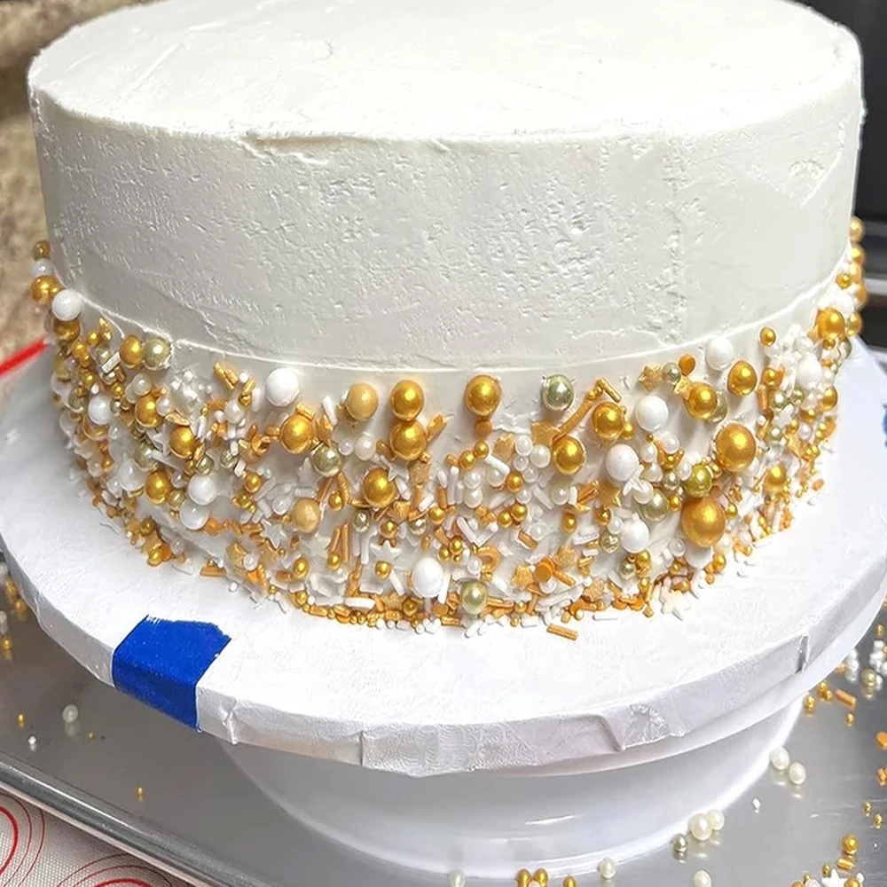50G 2mm/4mm/6mm/8mm Beyaz İnci - Wedding Cake Supply incelemesi ve fiyatı