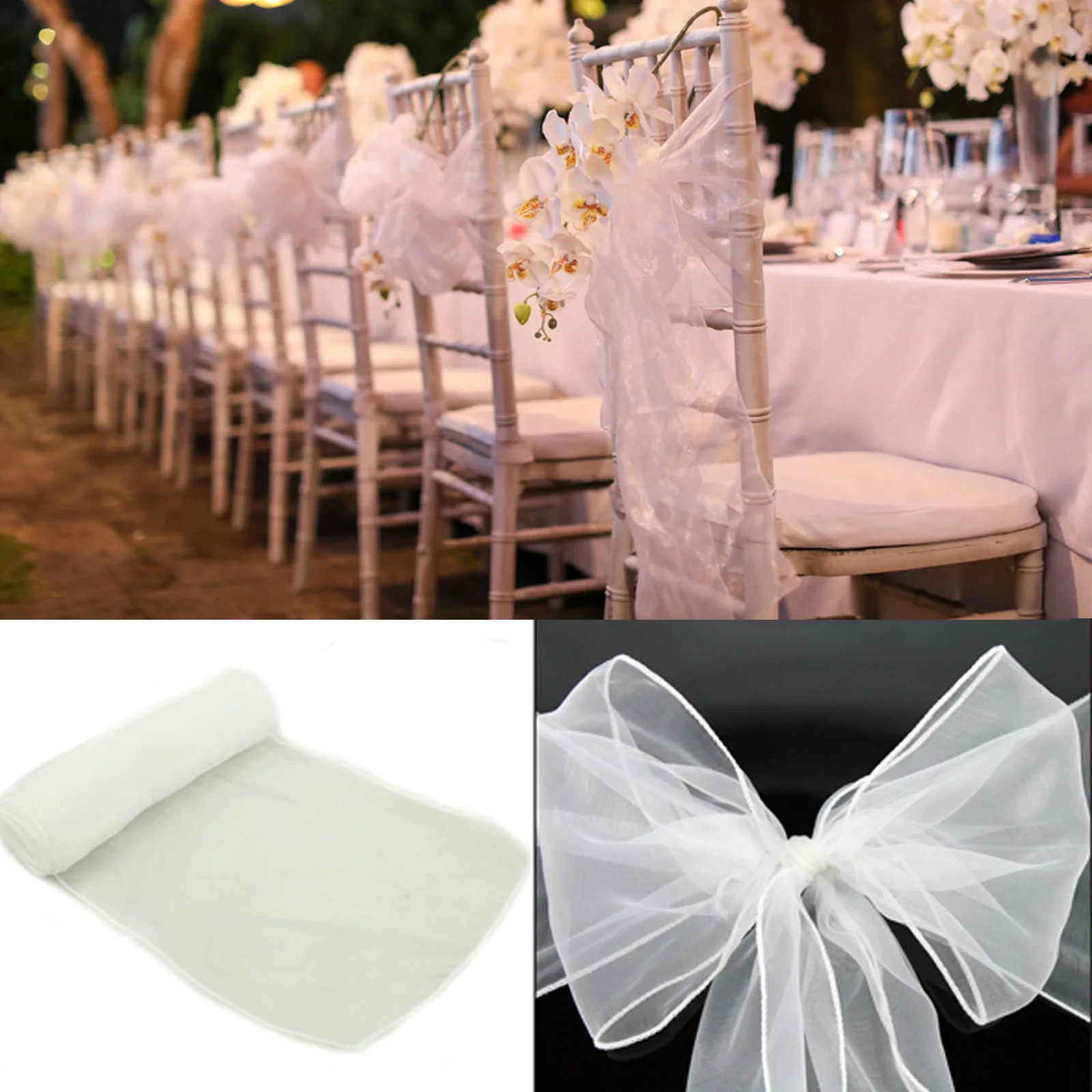 Toptan 10/50 Paket Organze Ziy - Chair Sash Organza incelemesi ve fiyatı