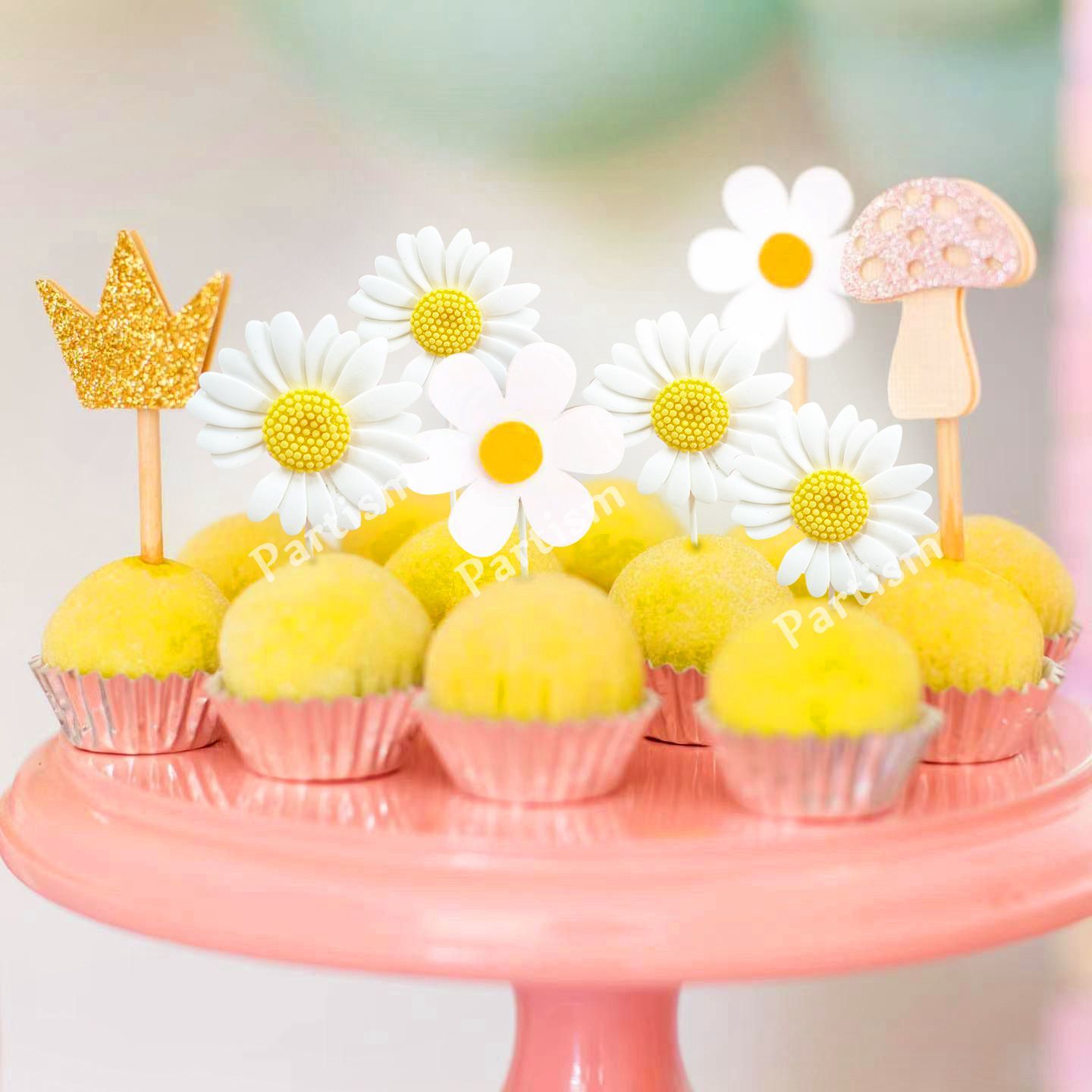 1 takım reçine papatya kek Top - Confetti Balloon Set incelemesi ve fiyatı