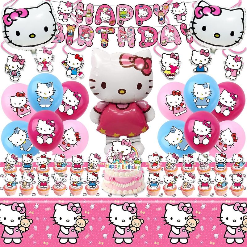 Hello Kitty Parti Süslemeleri: - Confetti Balloon Set incelemesi ve fiyatı