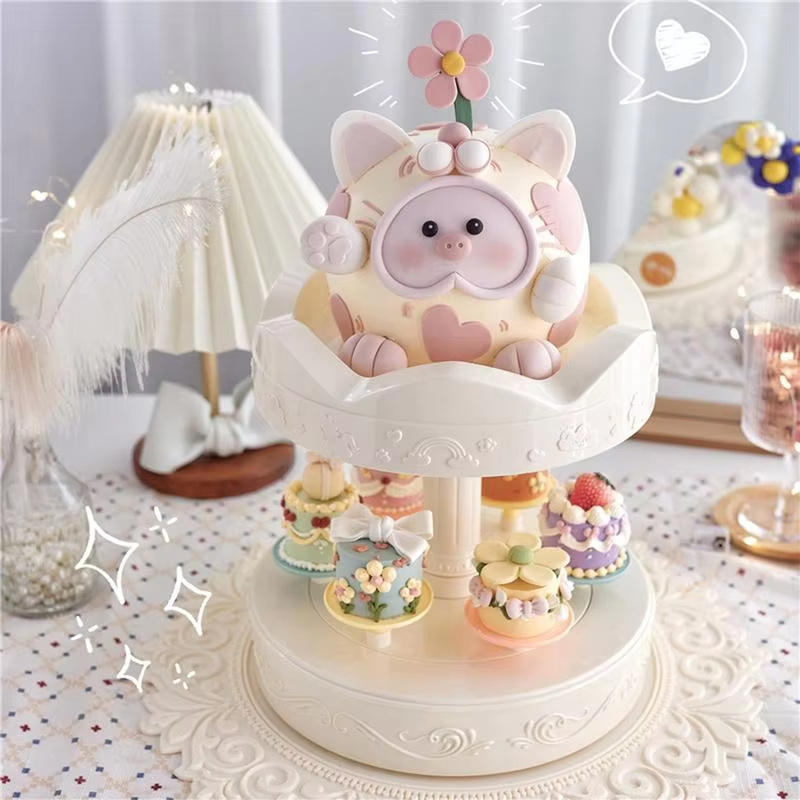 2 katmanlı Otomatik Dönen Kek  - Wedding Cake Supply incelemesi ve fiyatı