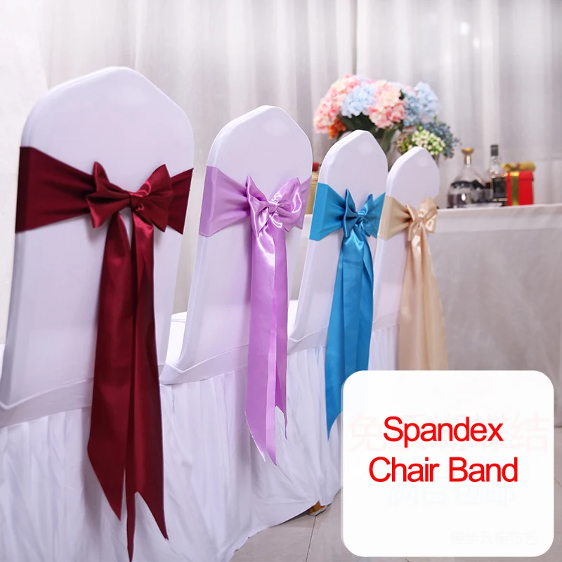 25 adet saten Spandex sandalye - Chair Sash Organza incelemesi ve fiyatı