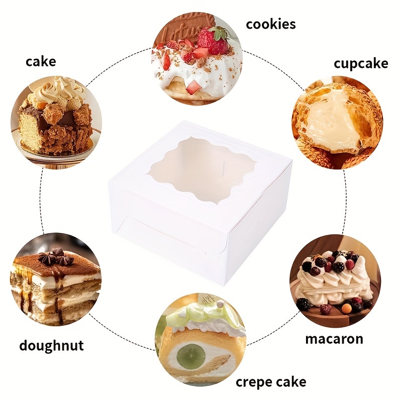 10 adet Kraft kağıt kek şeker  - Wedding Cake Supply incelemesi ve fiyatı