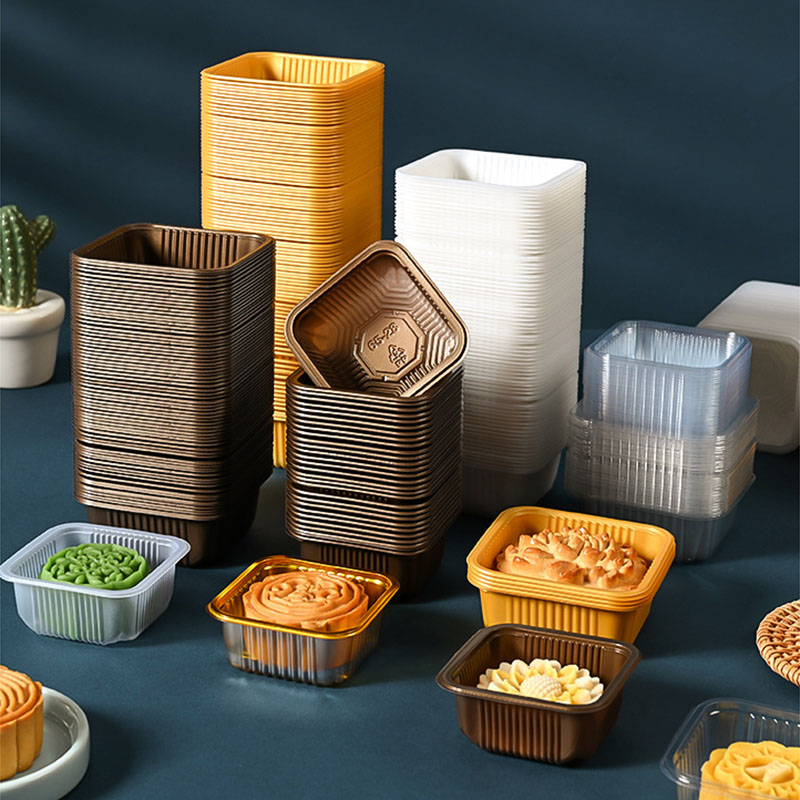 100 adet Mooncake Plastik Teps - Wedding Cake Supply incelemesi ve fiyatı