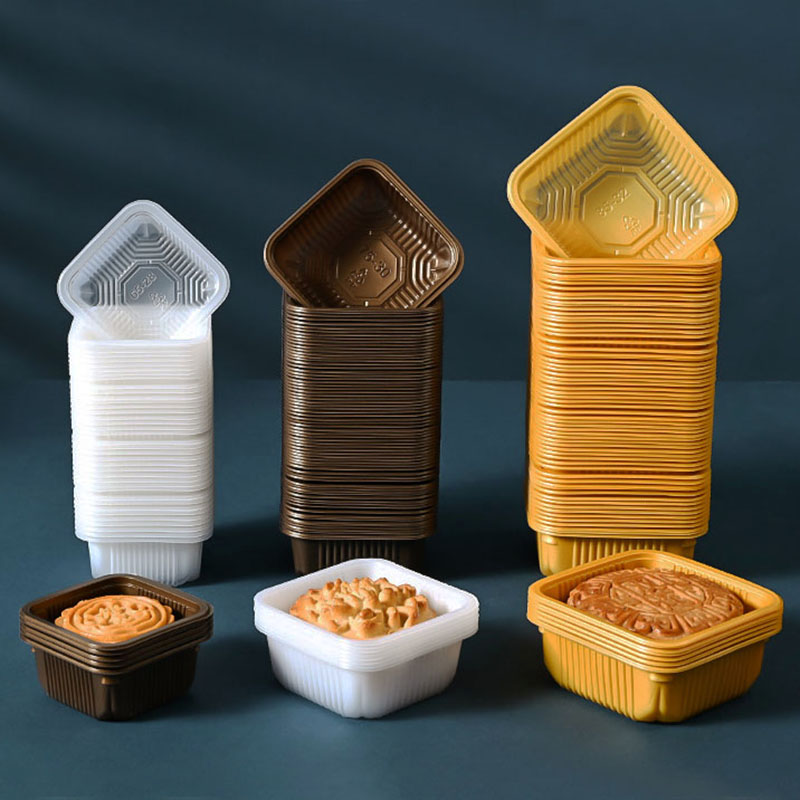 100 adet Mooncake Plastik Teps - Wedding Cake Supply incelemesi ve fiyatı