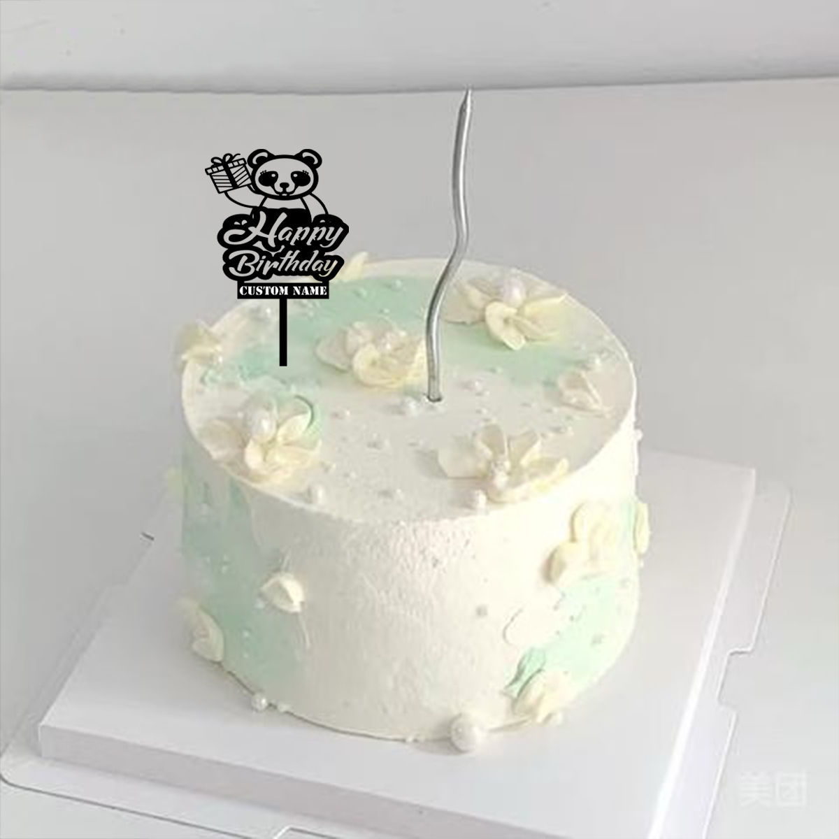 1 adet sevimli mutlu doğum gün - Wedding Cake Supply incelemesi ve fiyatı