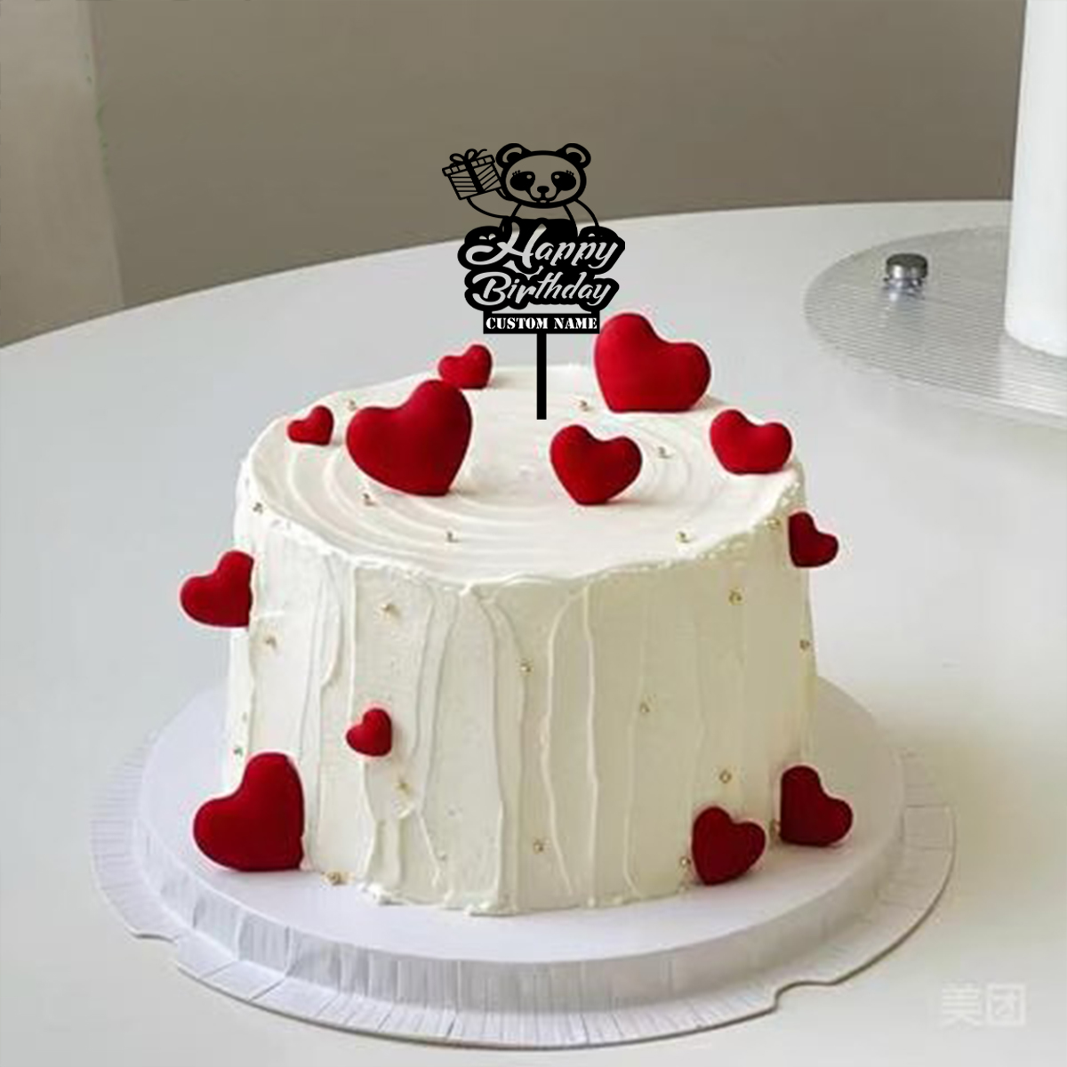 1 adet sevimli mutlu doğum gün - Wedding Cake Supply incelemesi ve fiyatı