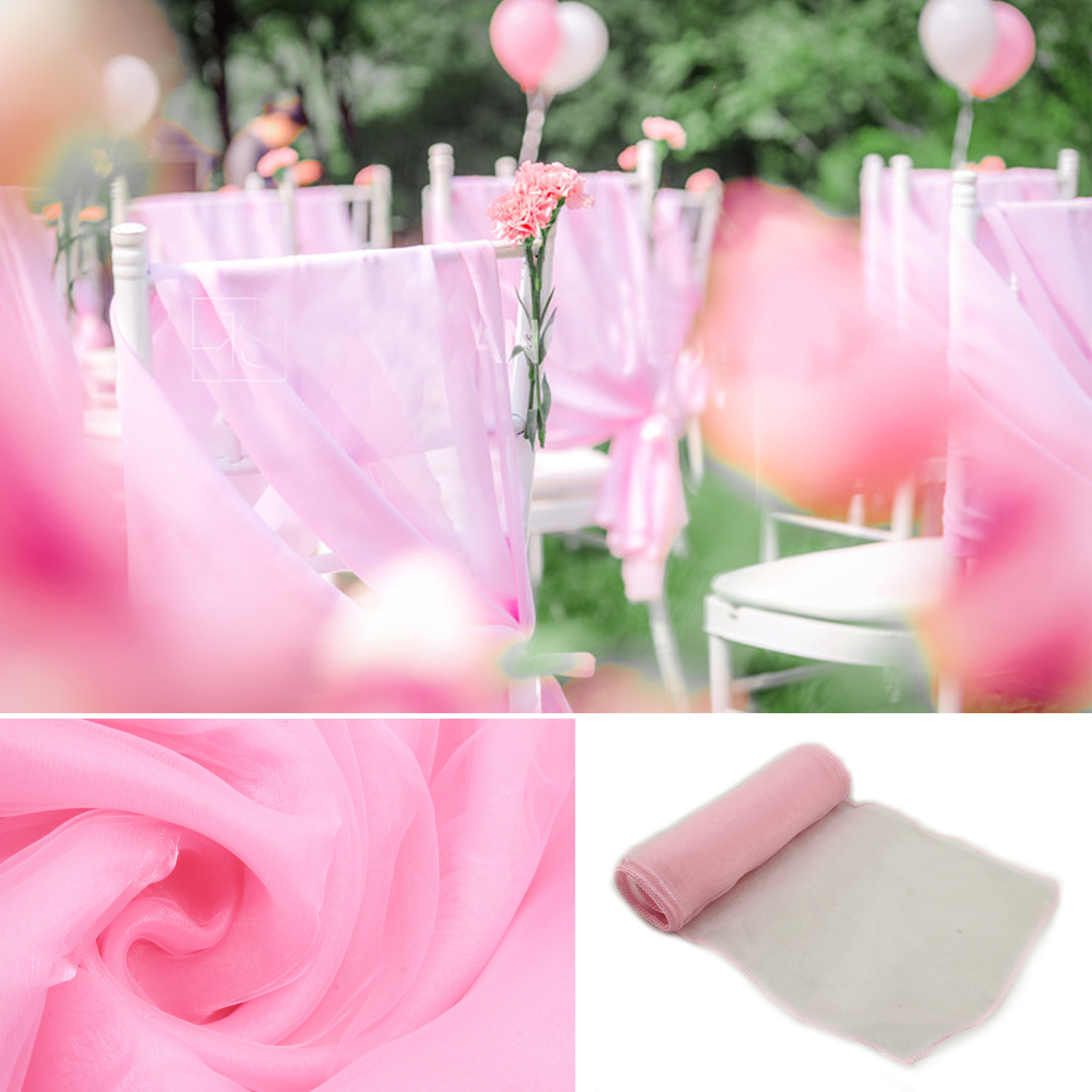1 adet Organze Sandalye Kanatl - Chair Sash Organza incelemesi ve fiyatı