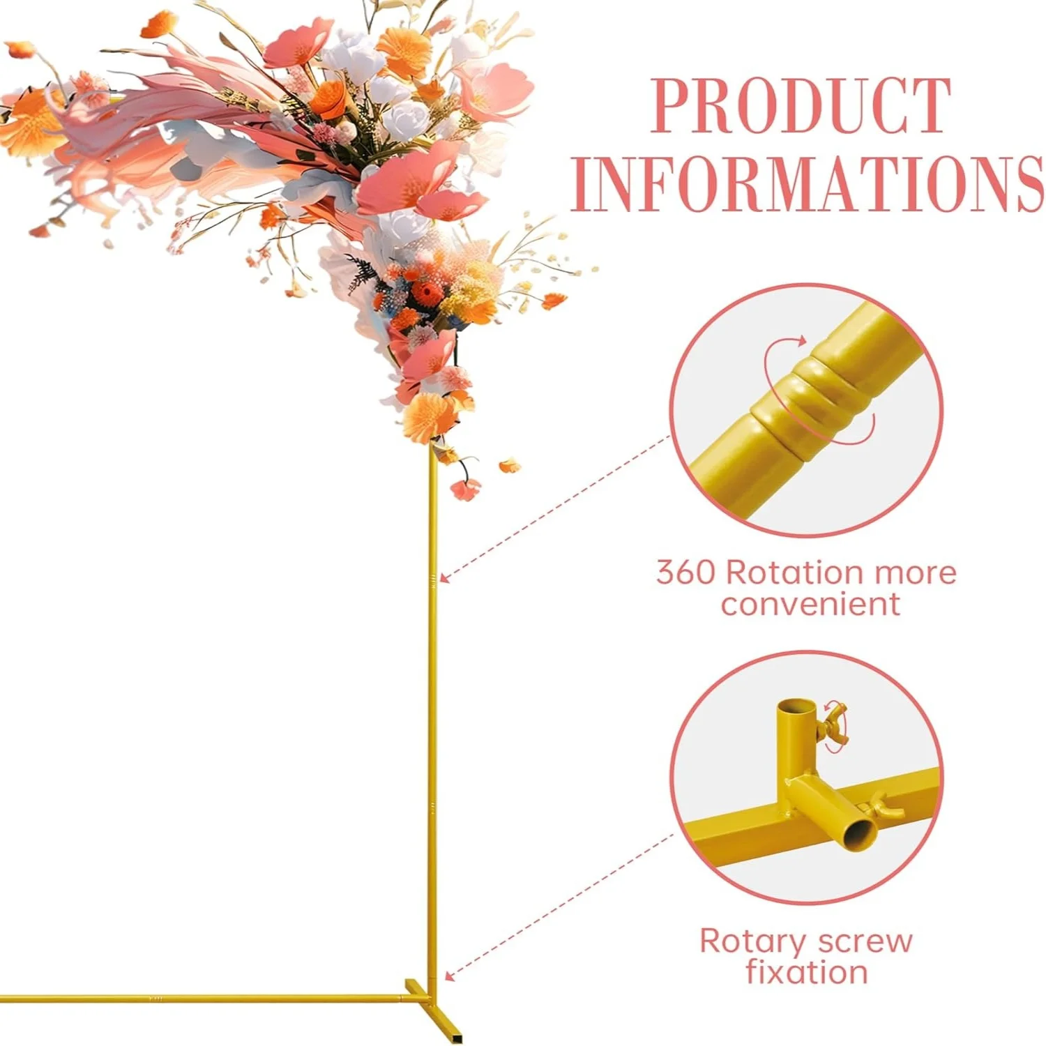 Altın Düğün Kemerler Kare Zemi - Confetti Balloon Set incelemesi ve fiyatı